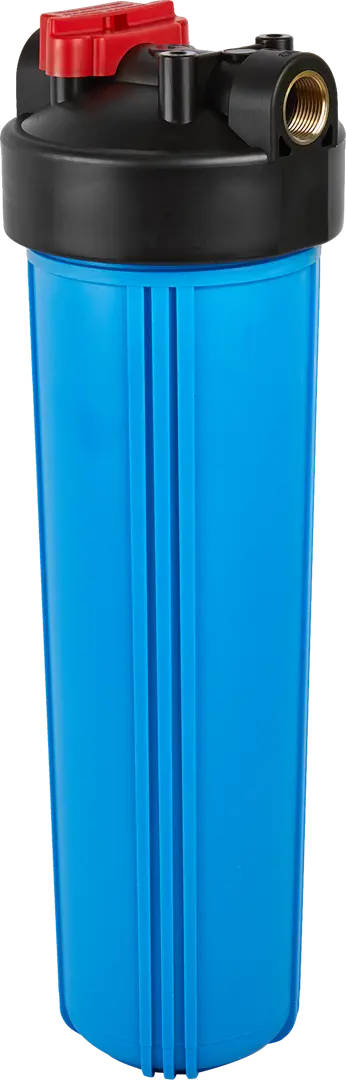 фото Магистральный фильтр для холодного водоснабжения (хвс) unicorn fhbb 20 lm вв20 1" пластик