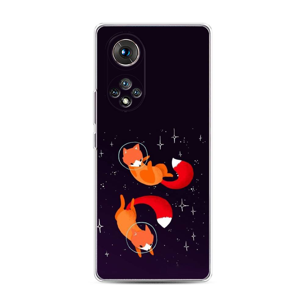 

Чехол Awog "Лисы космонавты" для Honor 50 Pro, 6105550-4