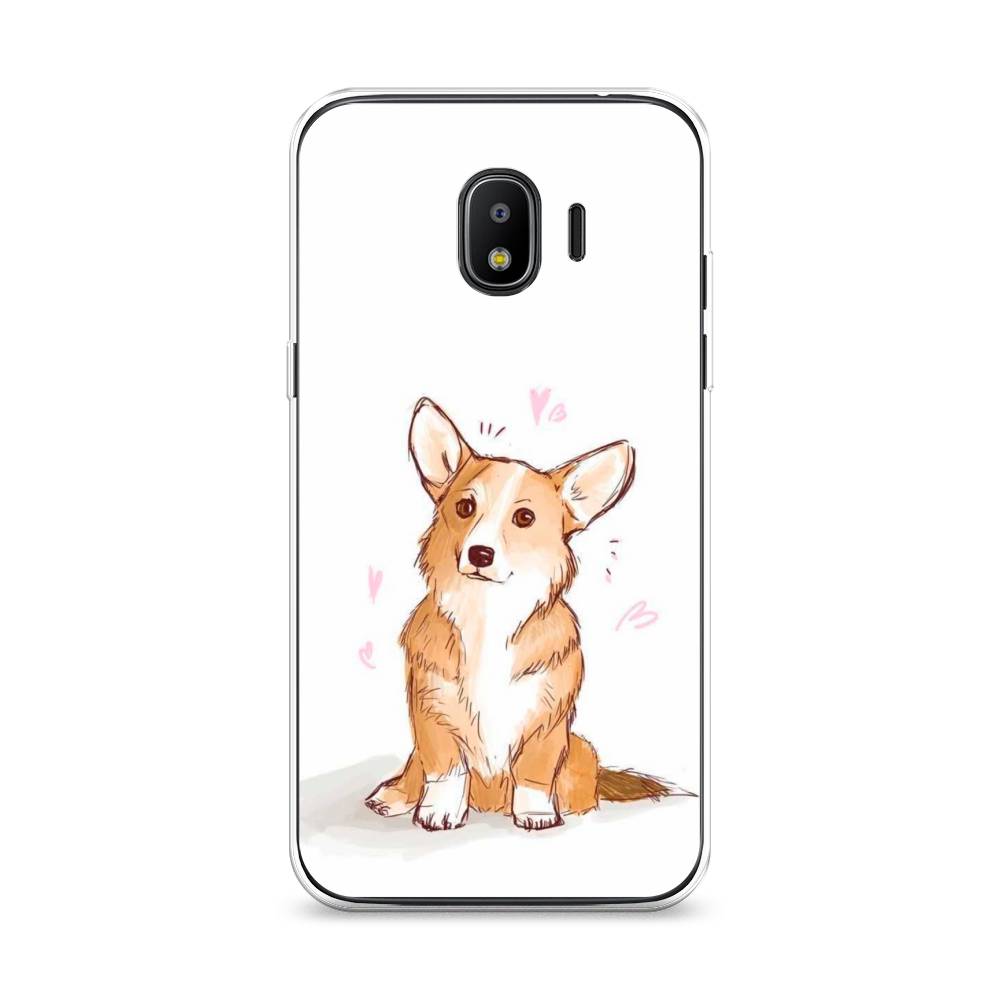 

Чехол Awog на Samsung Galaxy J2 2018 "Корги любовь", Бежевый;белый, 25650-1