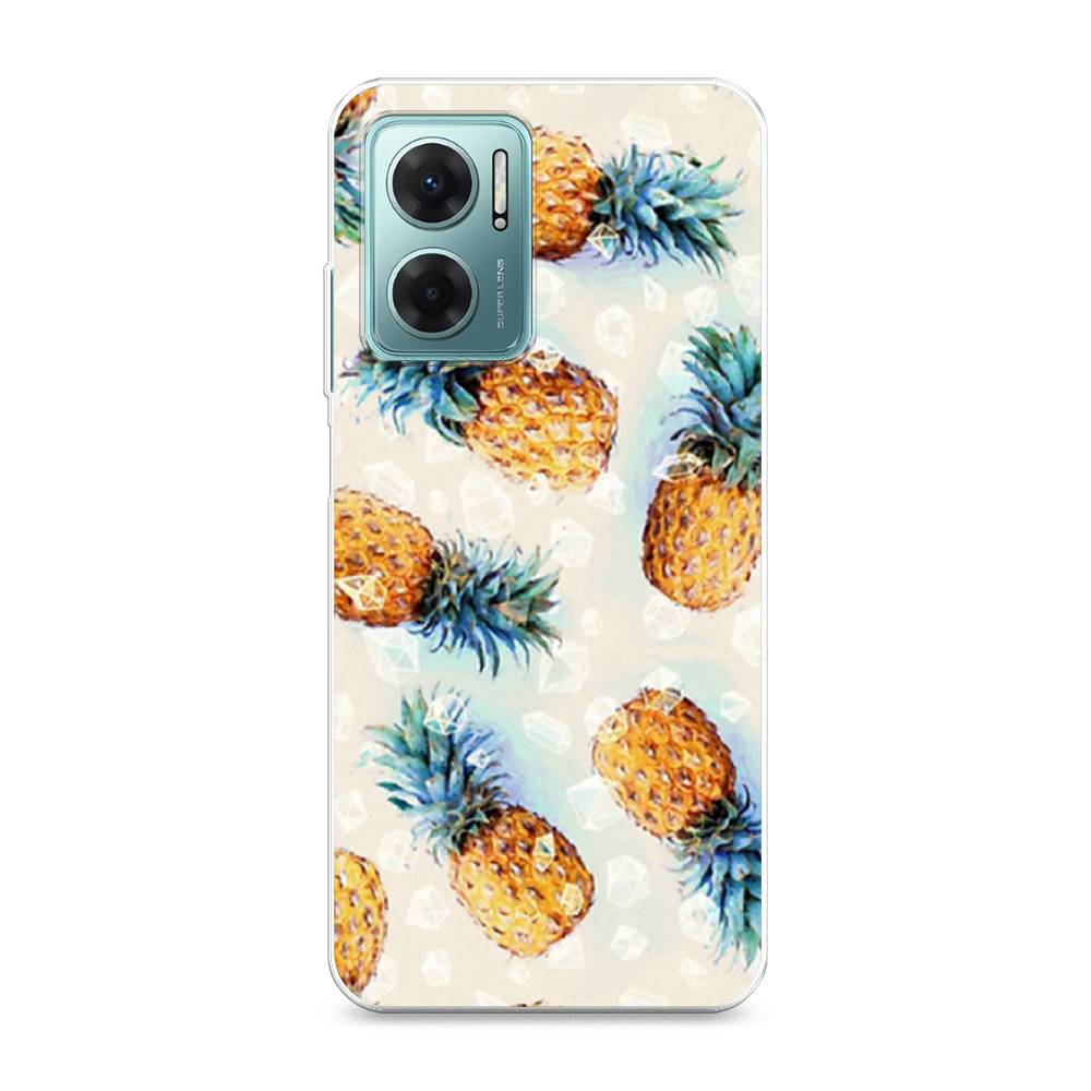 

Чехол Awog на Xiaomi Redmi 10 5G "Ананасы", Разноцветный, 313550-3