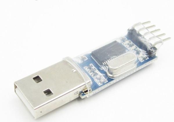 

Адаптер микроконтроллер преобразователь GSMIN PL2303HX USB TTL UART (Синий)