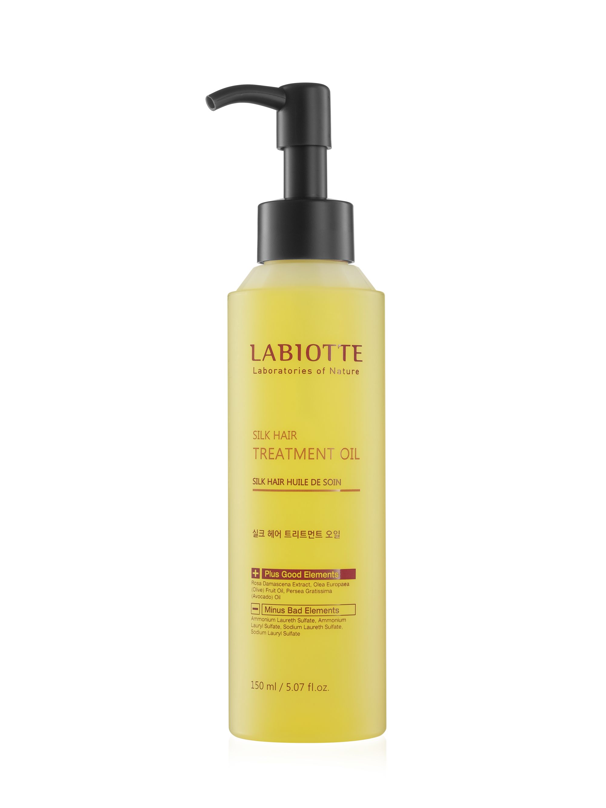 фото Масло питательное для волос labiotte, silk hair treatment oil, 150 мл