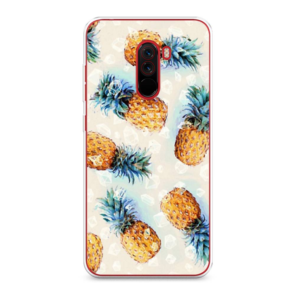 

Чехол Awog на Xiaomi Pocophone F1 "Ананасы", Разноцветный, 34450-3