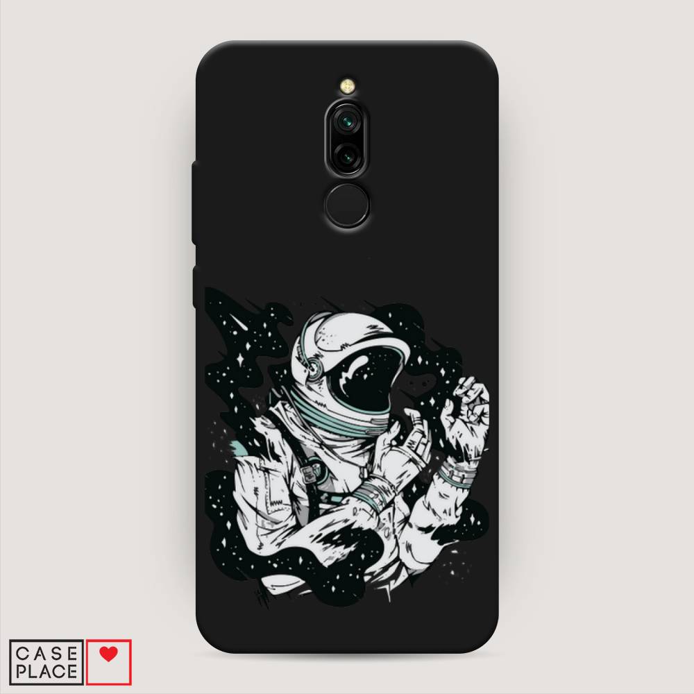 

Матовый силиконовый чехол "Космонавт арт" на Xiaomi Redmi 8, Разноцветный, 37152-1