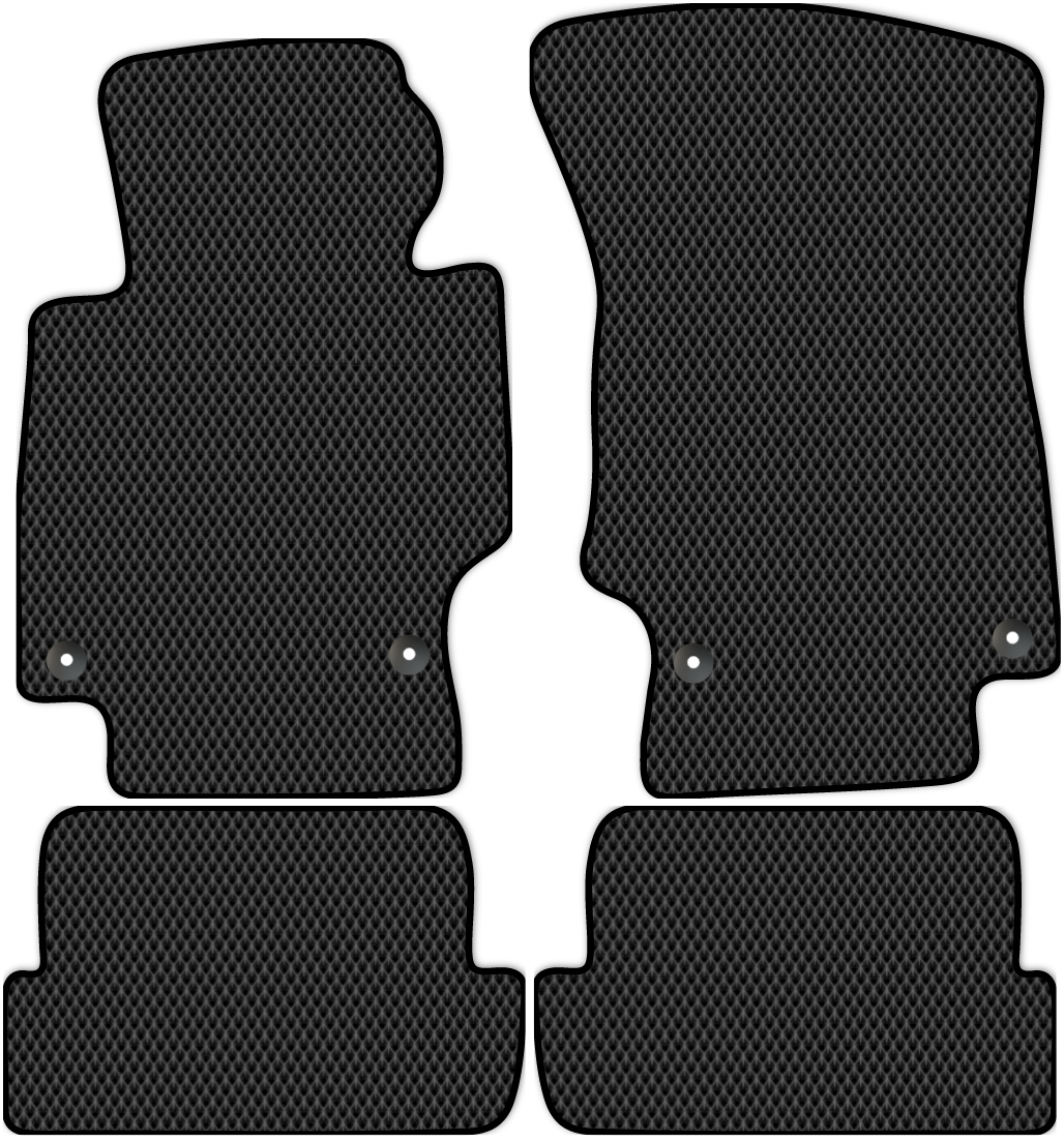 

Коврики ЭВА в салон для Audi TT 2 (8J) 2006 - 2014, 4 шт. черный, 1231-S4Y-H