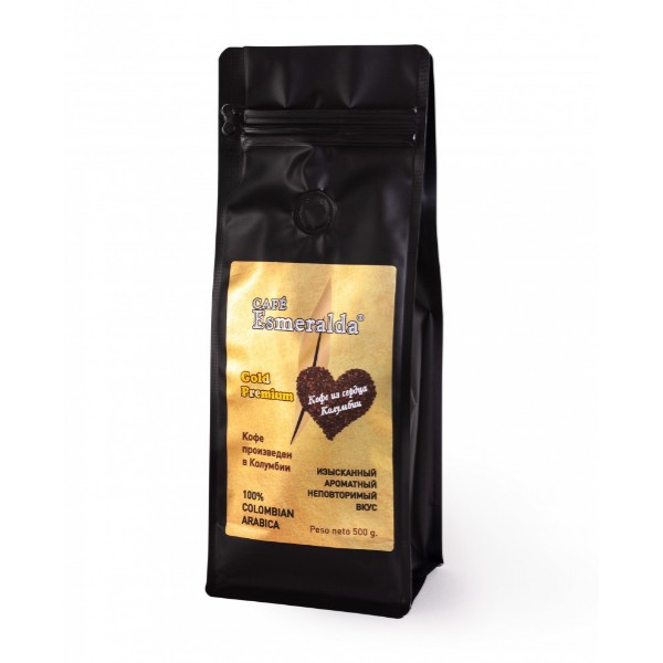 

Кофе МОЛОТЫЙ CAFE Esmeralda Gold Premium 500г., фольг. пакет с клапаном