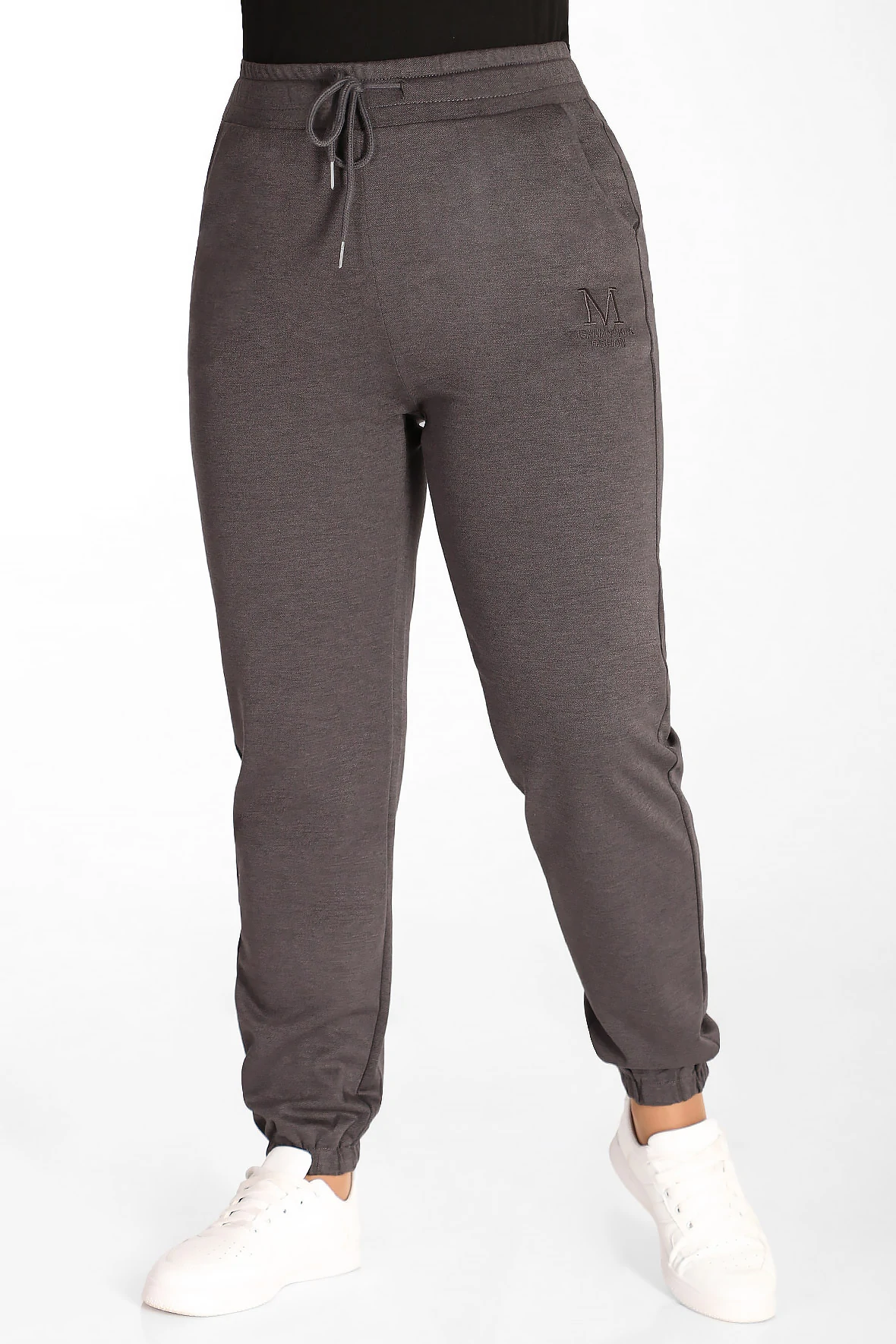 

Спортивные брюки женские AlmondShop 1Д-98 2951.38.С1 серые 52 RU, Серый, 1Д-98 2951.38.С1