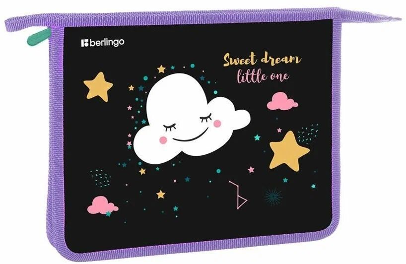 

Папка для тетрадей 1 отделение, А5 Berlingo Little cloud, 240*205*40мм, пластик,, Разноцветный