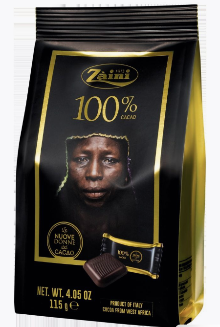 

Горький шоколад Zaini 100% какао Women of cocoa, 115г