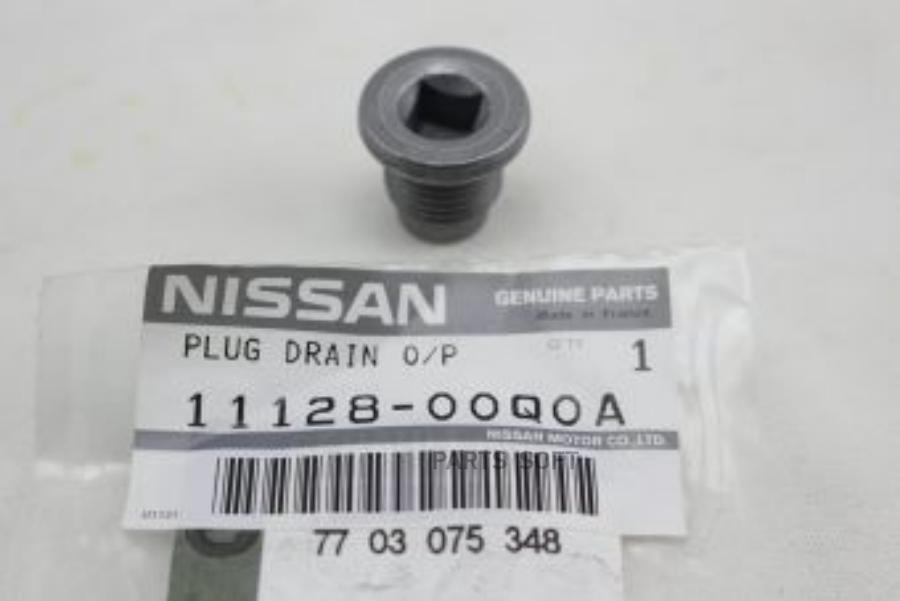 

NISSAN 1112800Q0A Пробка сливная NISSAN: PRIMERA P12E (2002>)