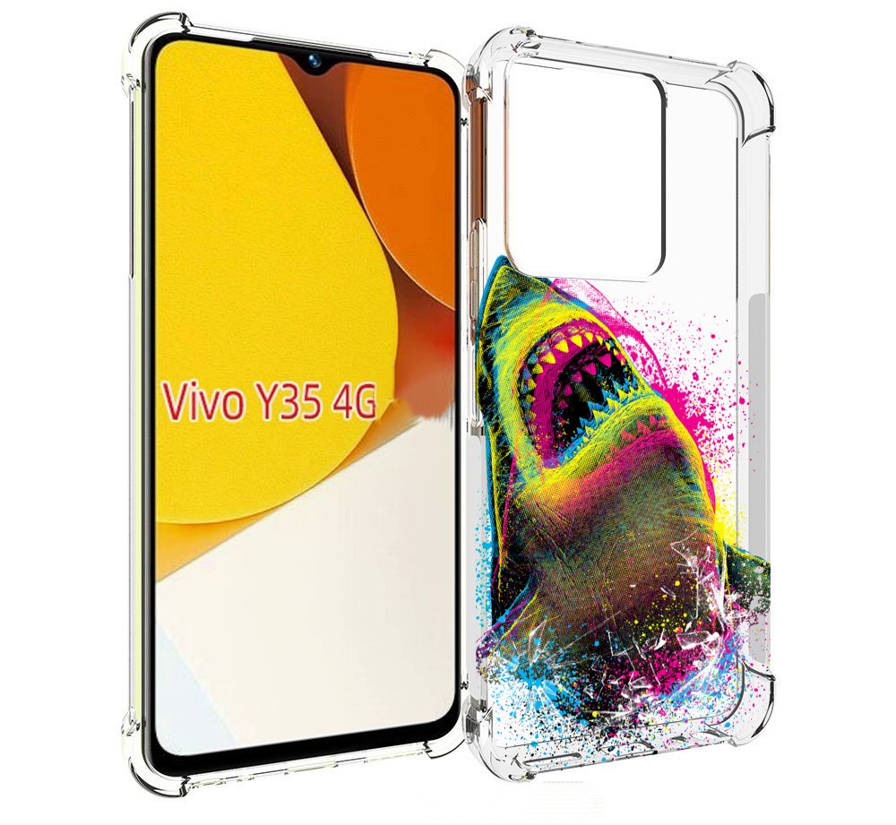 

Чехол MyPads челюсти-2 для Vivo Y35 4G 2022 / Vivo Y22, Прозрачный, Tocco