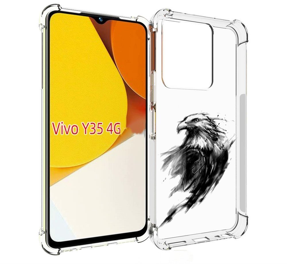 

Чехол MyPads чб птица для Vivo Y35 4G 2022 / Vivo Y22, Прозрачный, Tocco