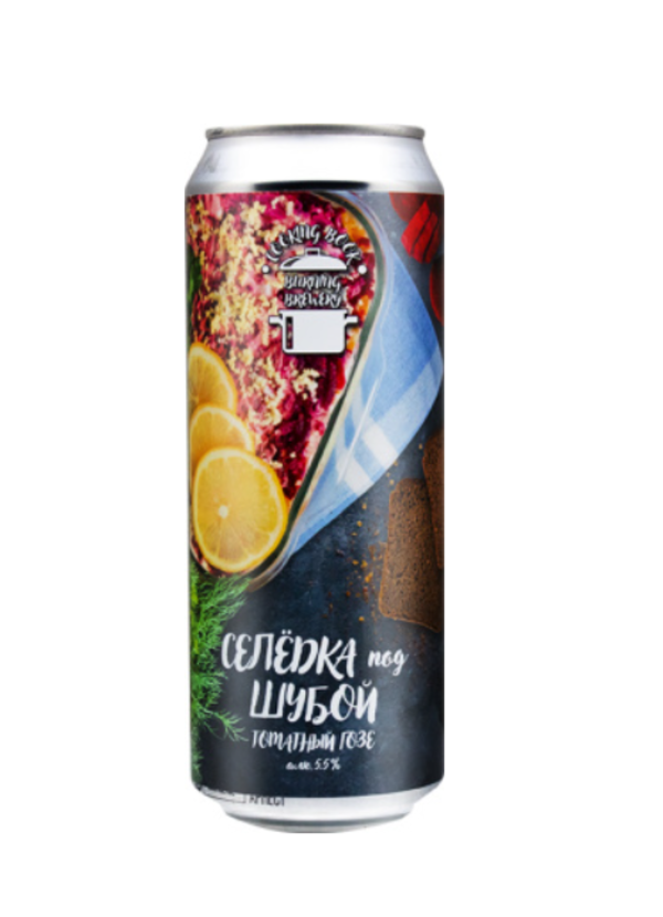 

Пиво Burning Brewery Селёдка Под Шубой ж/б 0,45 л, Красное, ТН-00004981