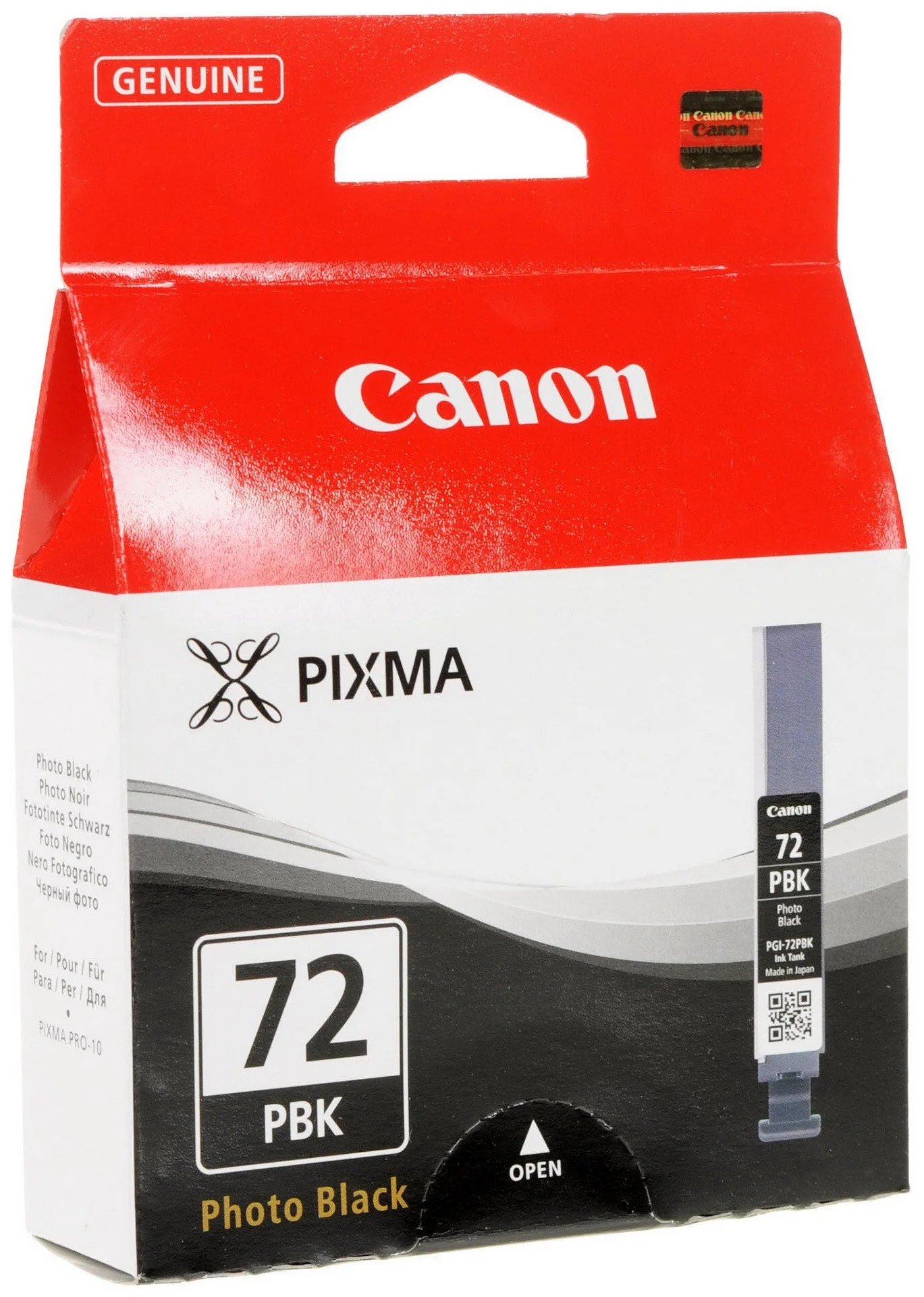 

Картридж для струйного принтера Canon PGI-72 PBK черный, оригинал, PGI-72 PBK