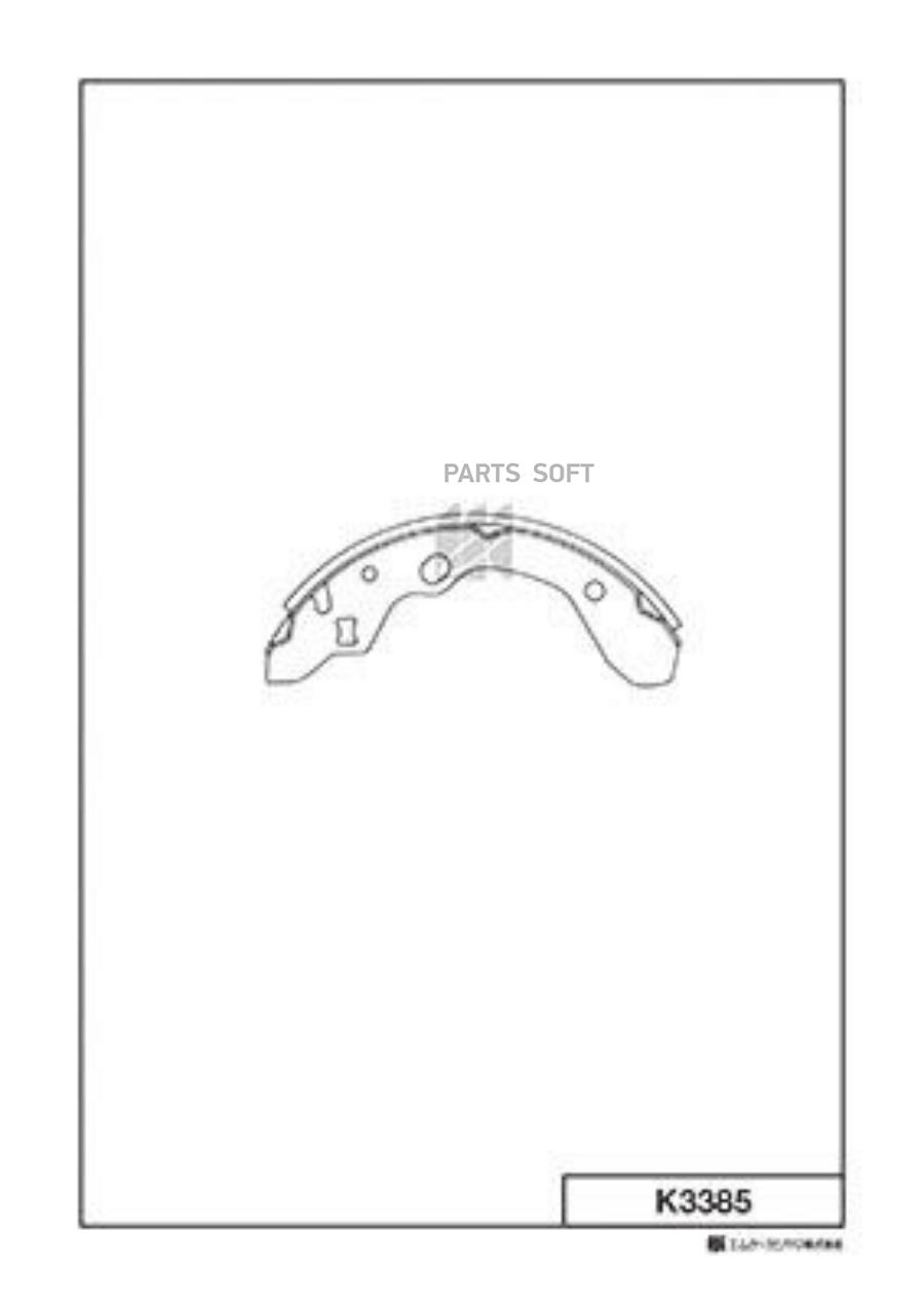 

Колодки Тормозные Барабанные Mazda 323 1.3i-2.0d 91-98 K3385 Kashiyama арт. K3385
