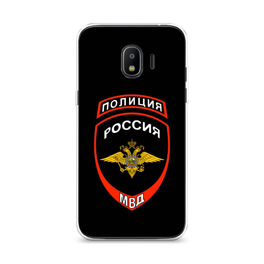 

Чехол Awog на Samsung Galaxy J2 2018 "Полиция шеврон", Черный;красный;белый, 25650-5