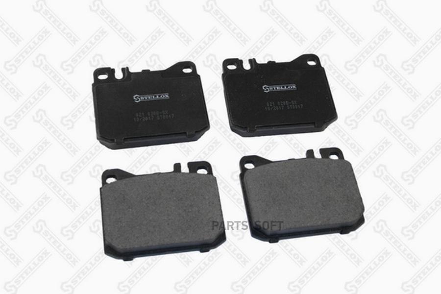 

Колодки дисковые передние с антискр. пл.\ MB W123 2.0-3.0D/ STELLOX 021020BSX 021 020B-SX