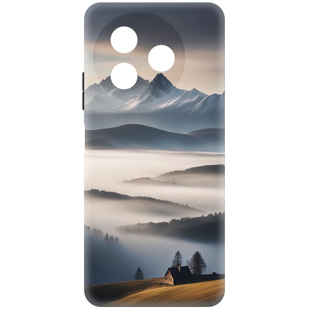

Чехол-накладка Krutoff Soft Case Туман для ITEL S24 черный