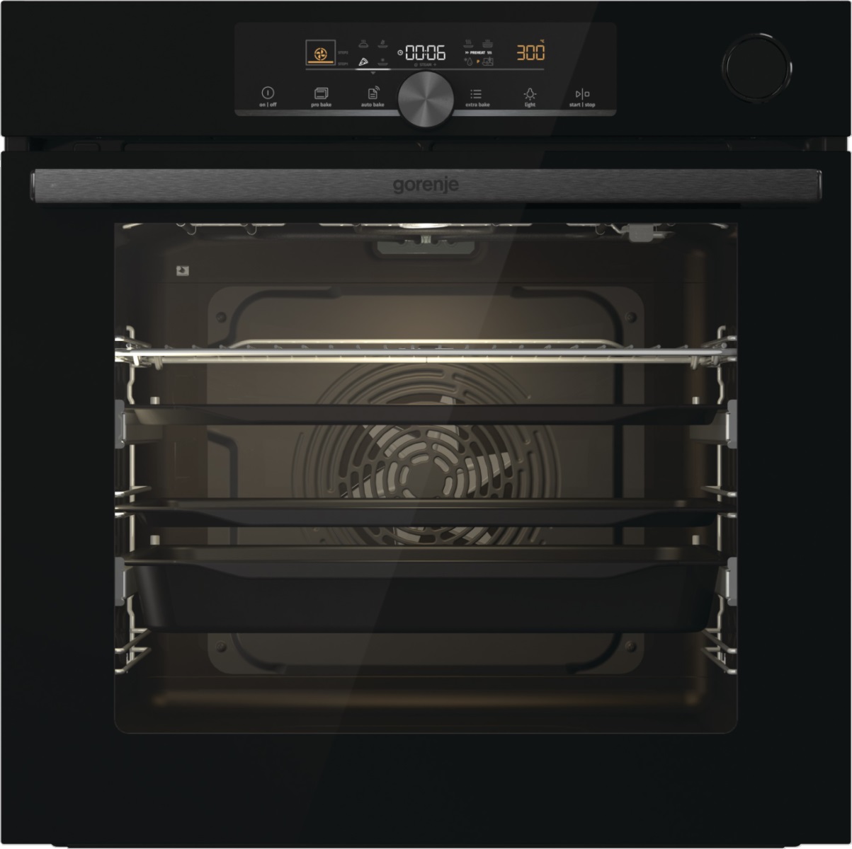 

Встраиваемый электрический духовой шкаф Gorenje BSA6747A04BG черный, BSA6747A04BG