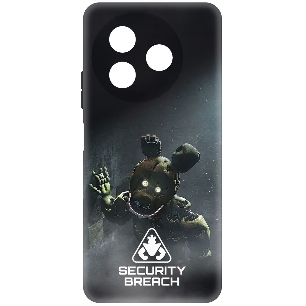 

Чехол-накладка Krutoff Soft Case ФНАФ - Нарушение безопасности для ITEL S24 черный