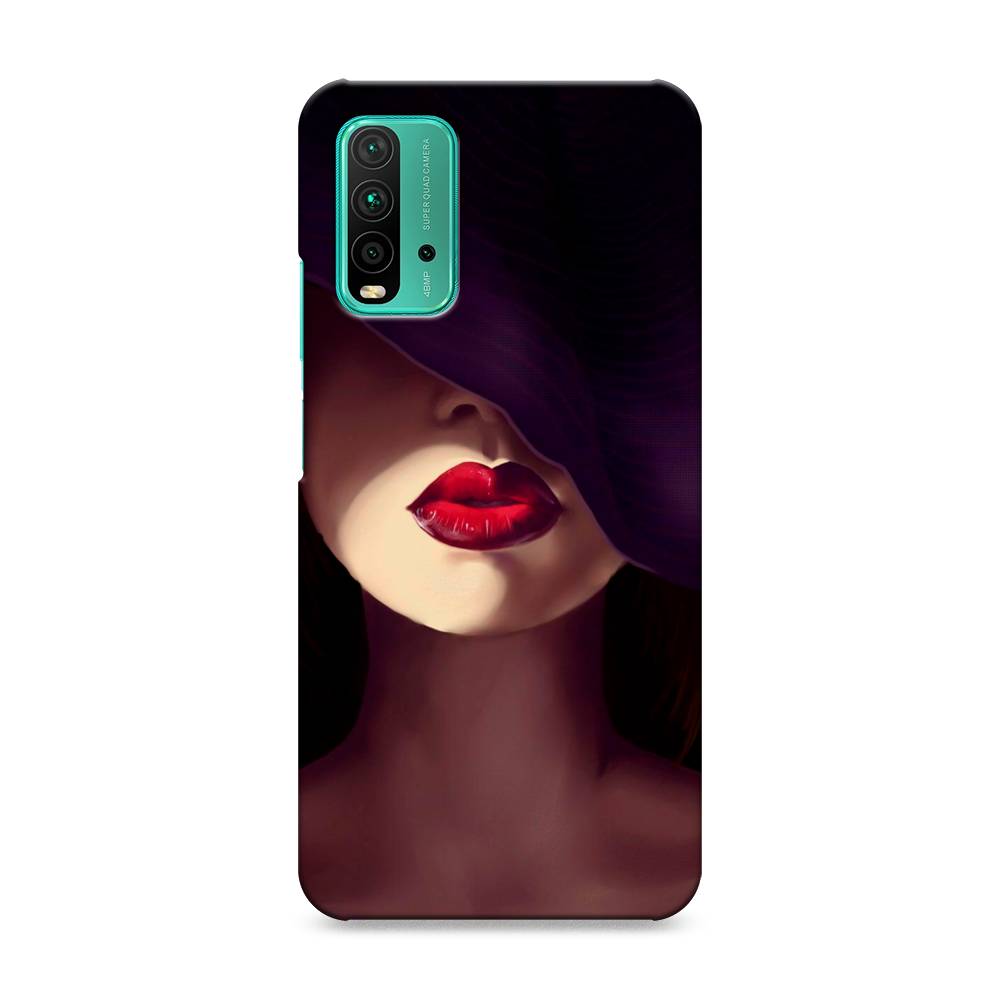 

Пластиковый чехол "Красные губы" на Xiaomi Redmi 9T, 39820-5