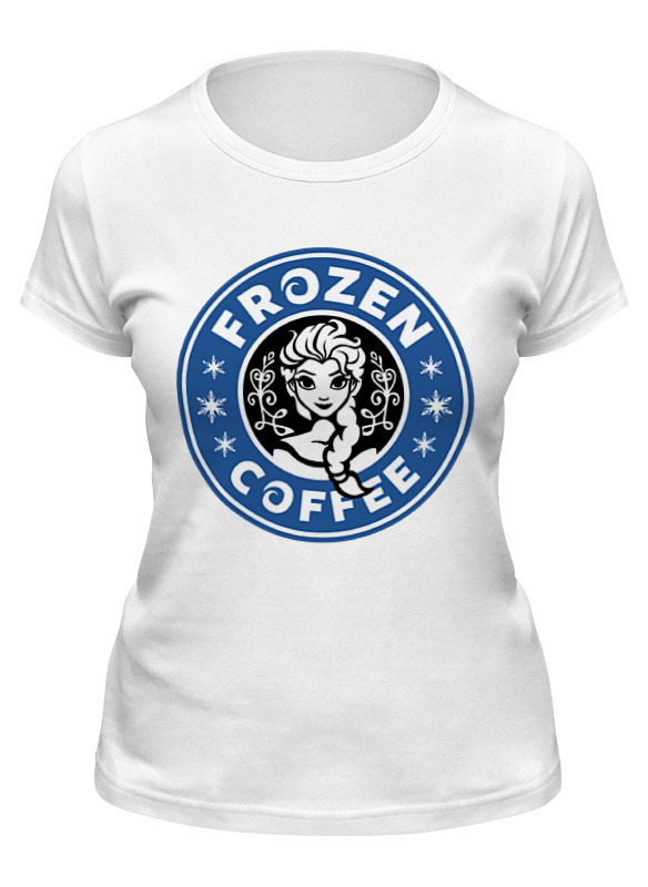 

Футболка женская Printio Frozen coffee белая 2XL, Белый, Frozen coffee