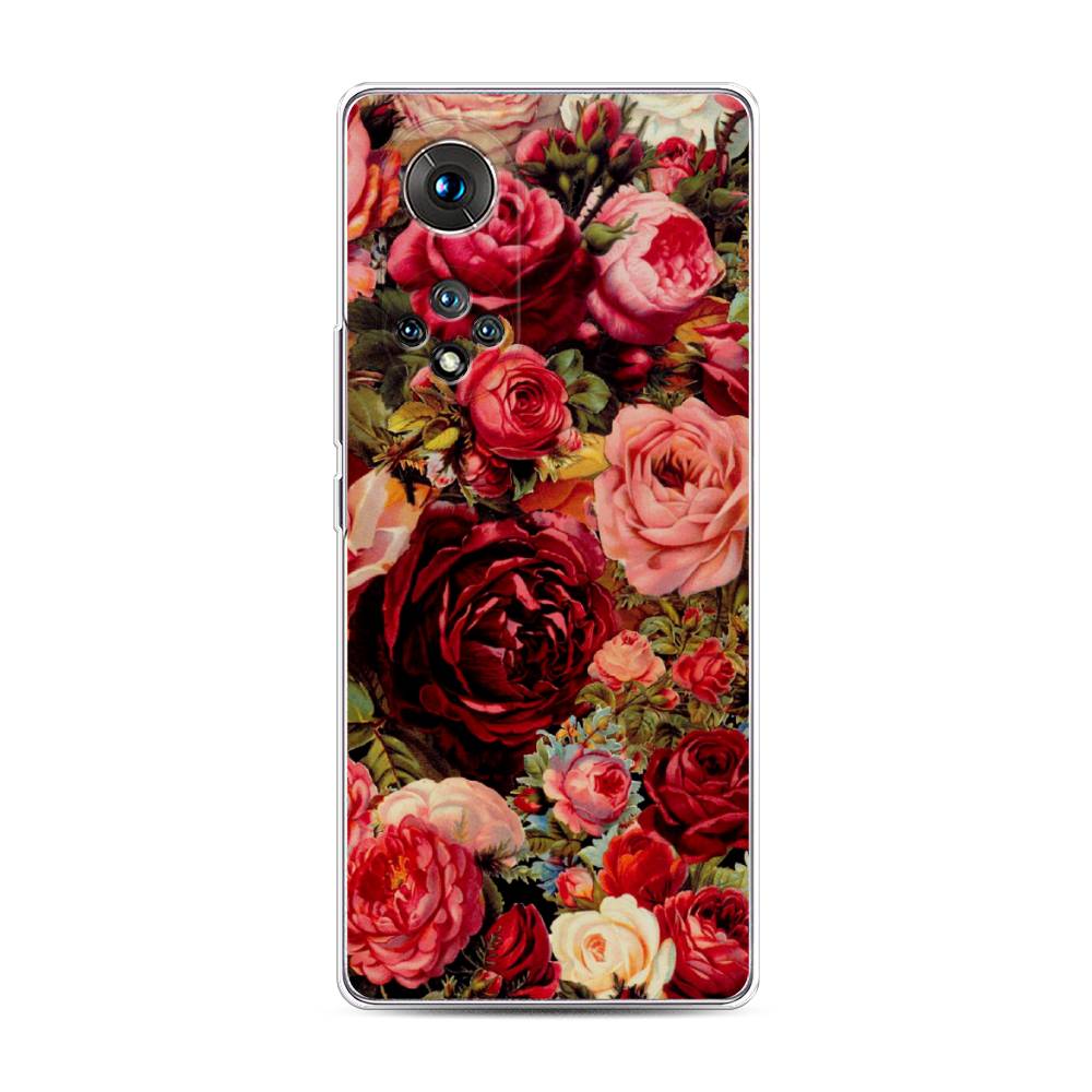 

Чехол Awog "Розы винтажные" для Honor 50 Pro, 6105550-8