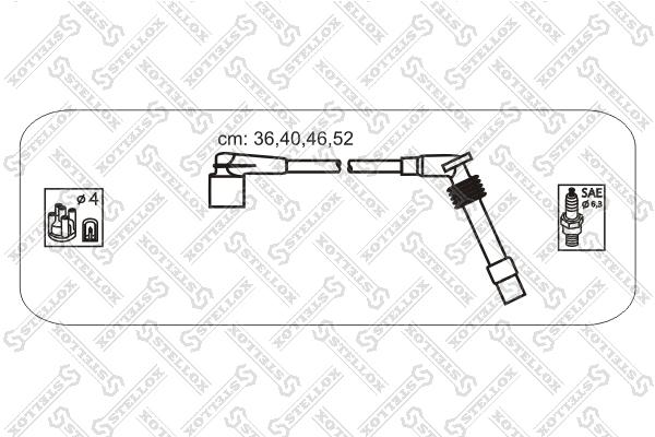 Комплект проводов зажигания STELLOX 10-38460-SX