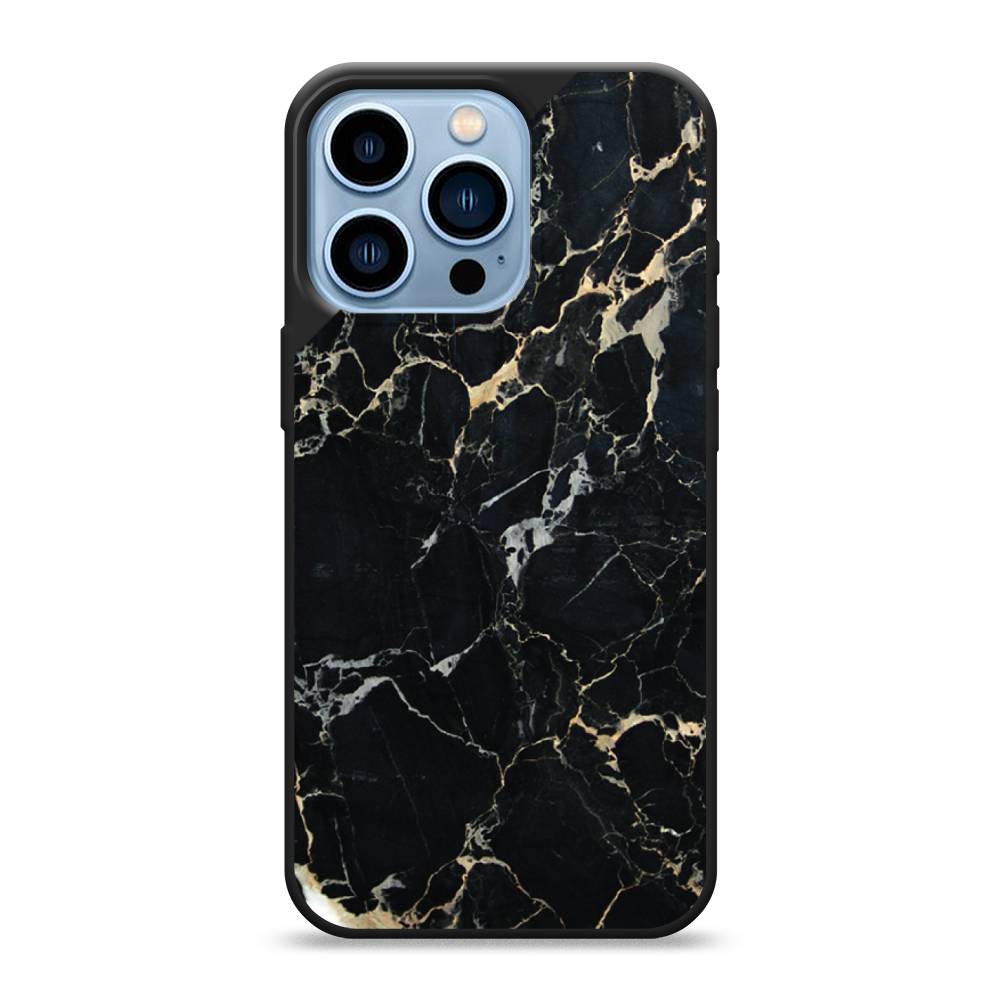 

Чехол Awog на Apple iPhone 13 Pro / Айфон 13 Pro "Черный мрамор уголок", Разноцветный, 14352-1
