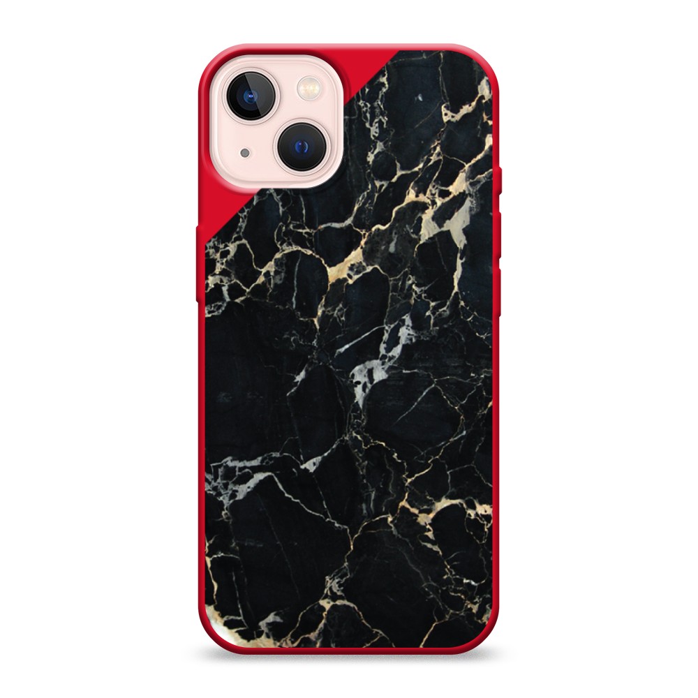 

Чехол Awog на Apple iPhone 13 / Айфон 13 "Черный мрамор уголок", Разноцветный, 14253-1