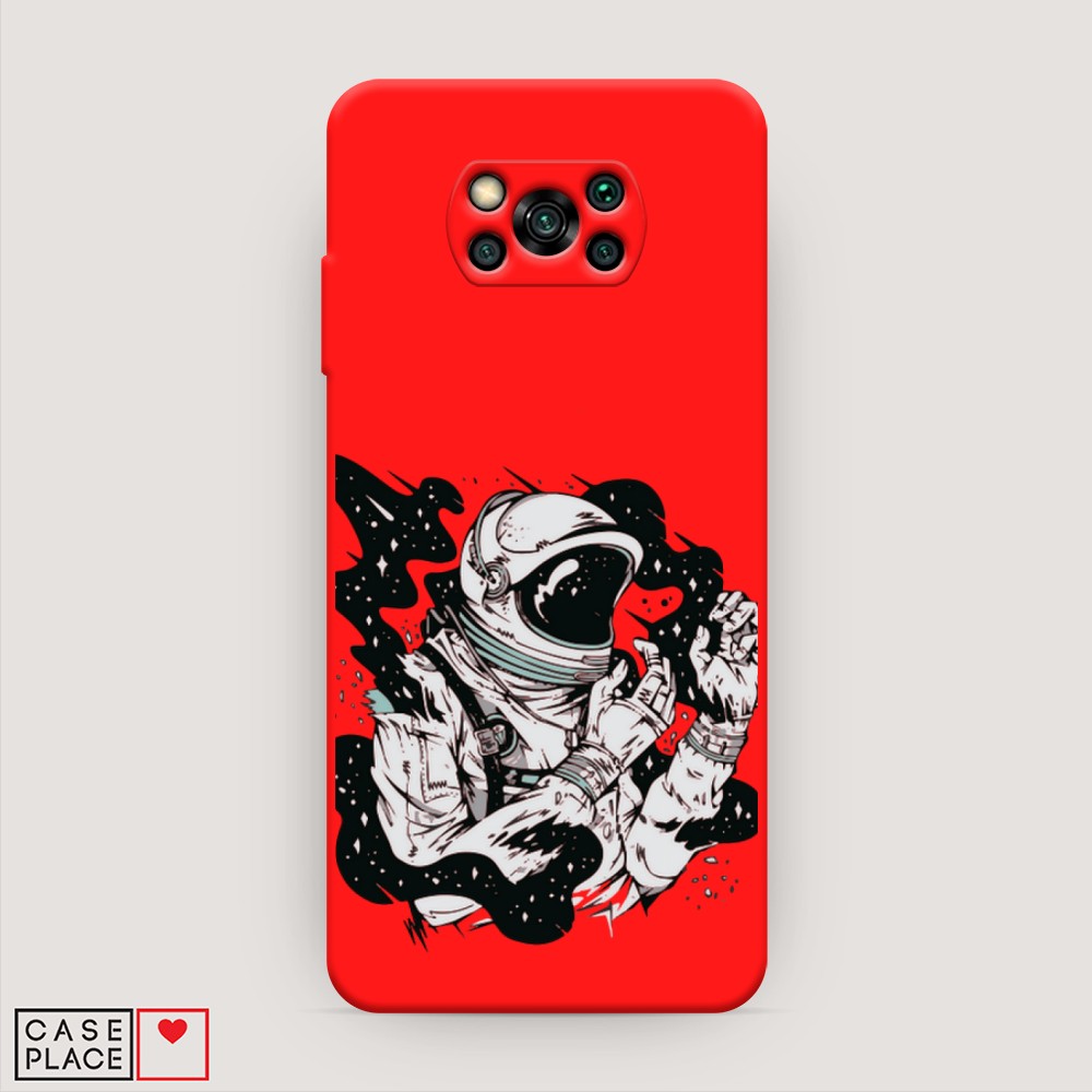 

Чехол Awog на Poco X3/X3 Pro "Космонавт арт", Разноцветный, 310653-1
