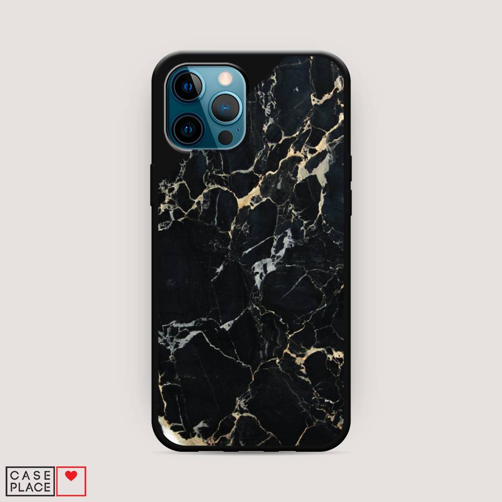

Чехол Awog на Apple iPhone 12 Pro / Айфон 12 Pro "Черный мрамор уголок", Разноцветный, 12852-1