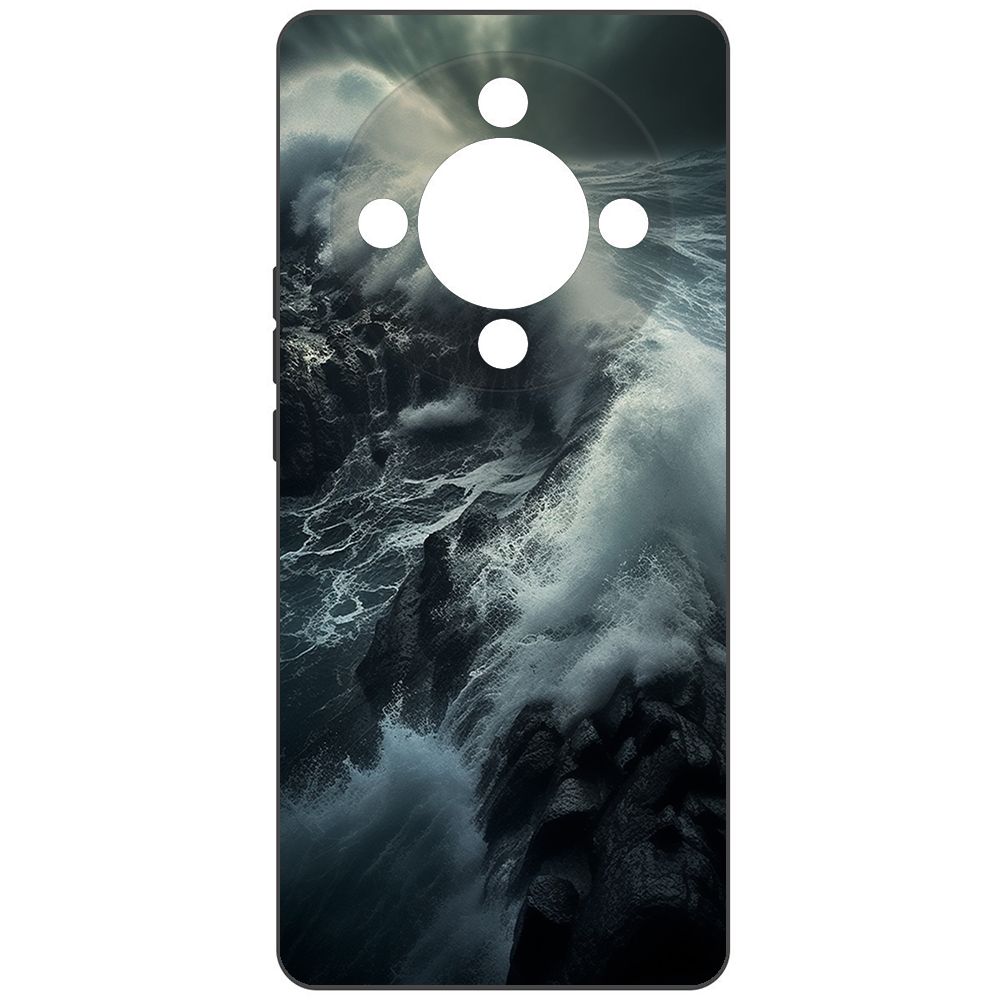 

Чехол-накладка Krutoff Soft Case Шторм для Honor X9b черный