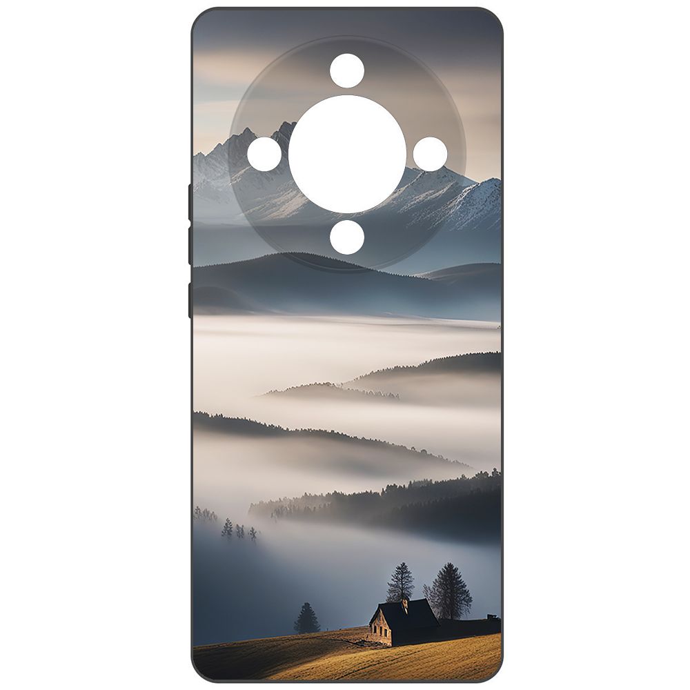 

Чехол-накладка Krutoff Soft Case Туман для Honor X9b черный