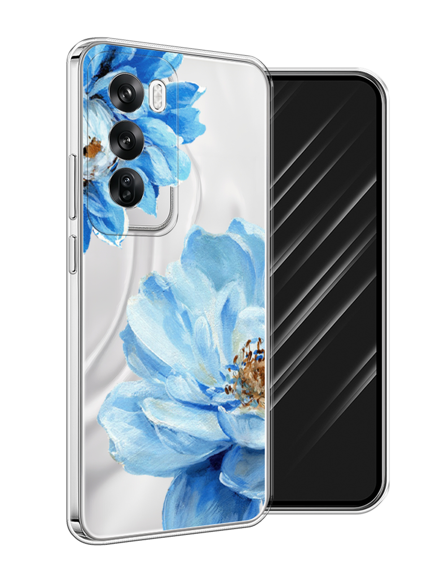 

Чехол Awog на Oppo Reno 12 "Голубые клематисы", Голубой, 2517450-1