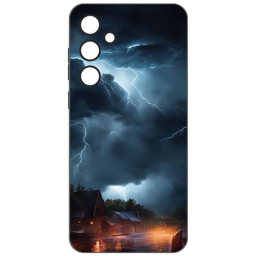 

Чехол-накладка Krutoff Soft Case Ночная гроза для Samsung Galaxy A55 5G (A556) черный