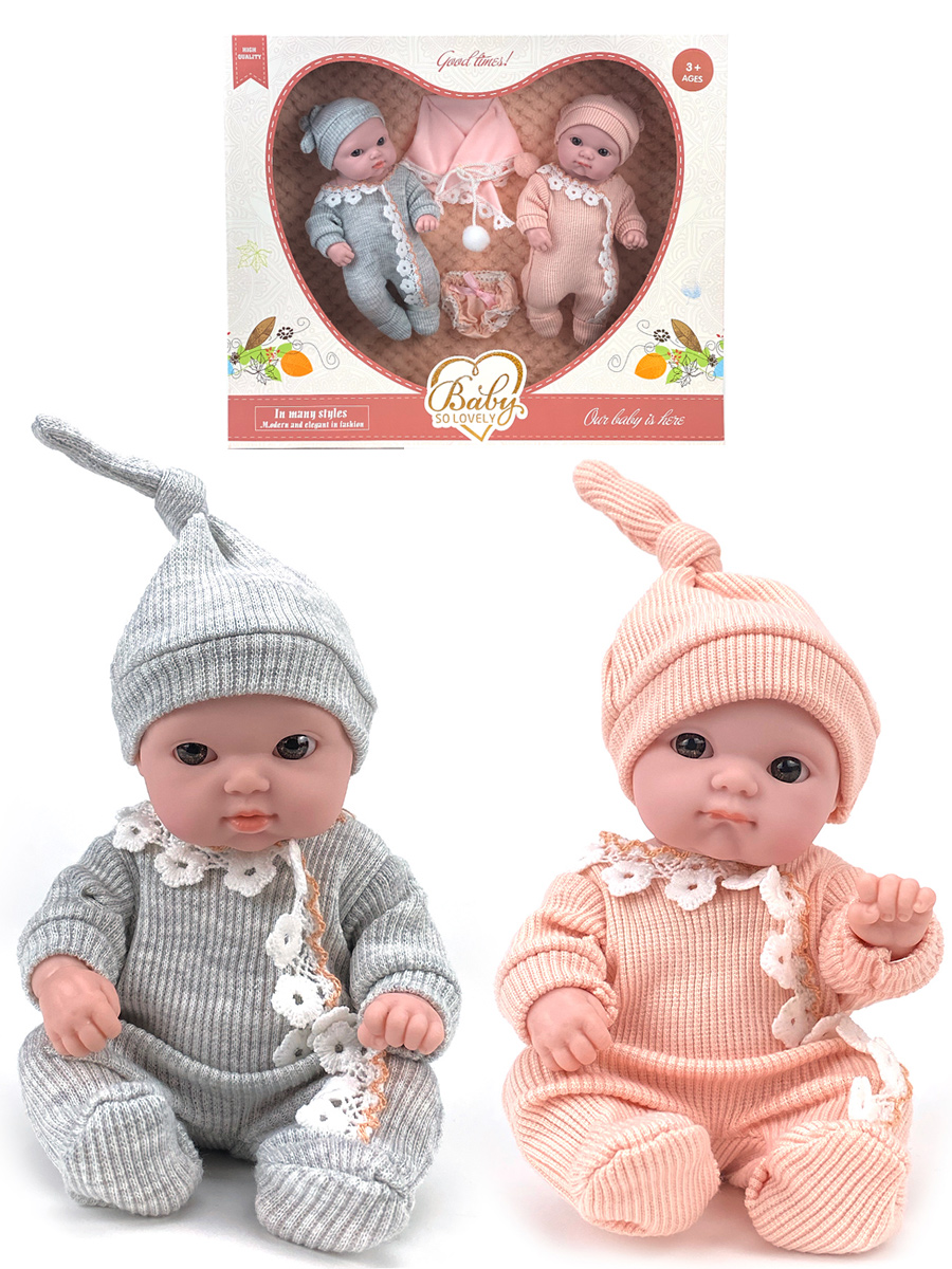 

Пупсы Город Игр Anna De Wailly Baby близнецы GN-7604/розовый, GN-7604/розовый