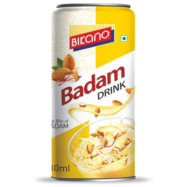 фото Индийский напиток бадам (badam) с миндальным вкусом bikano 180мл