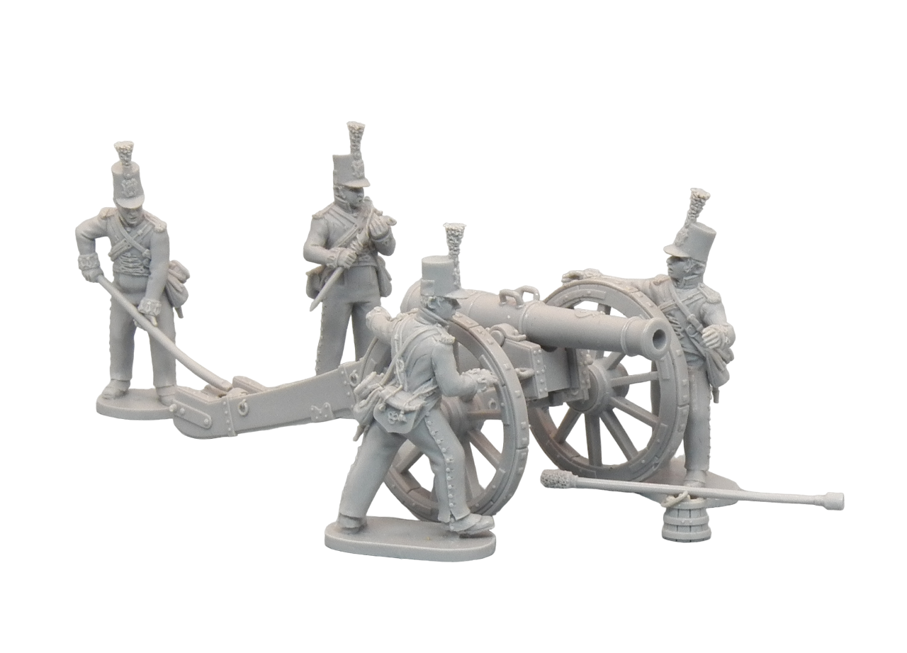 

003.10 Британская средняя 12-фунтовая пушка с расчтом 1807-1812