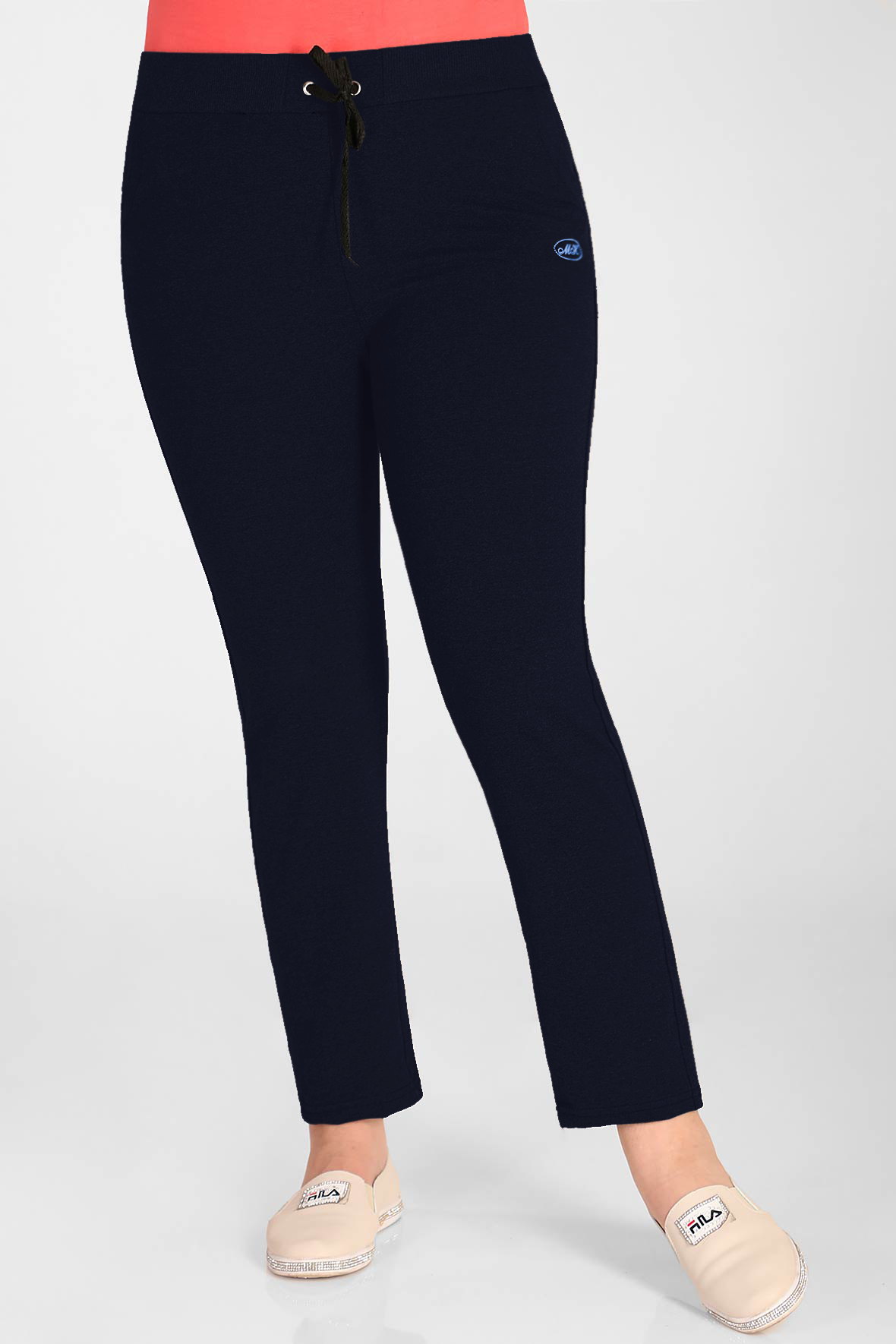 

Спортивные брюки женские AlmondShop 1У-54 0747.С1 синие 48 RU, Синий, 1У-54 0747.С1