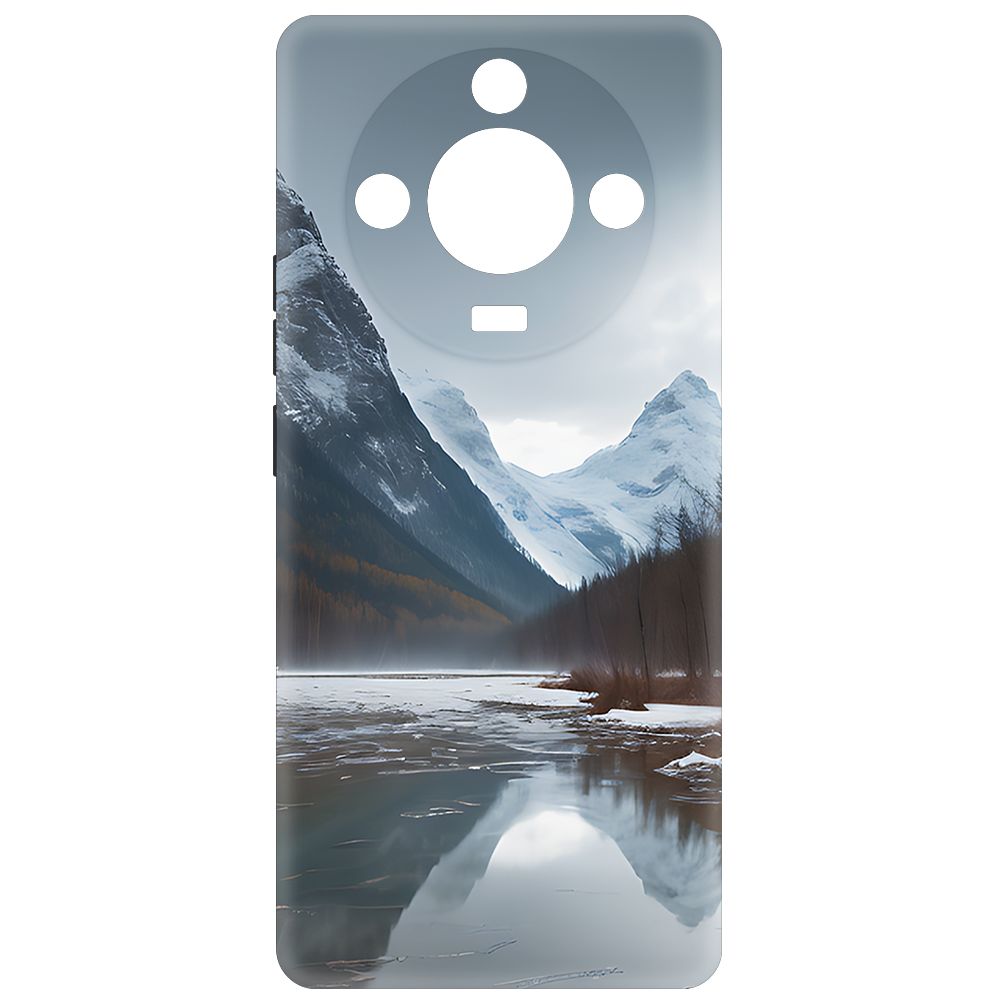 

Чехол-накладка Krutoff Soft Case Весенняя оттепель для Realme 11 Pro черный