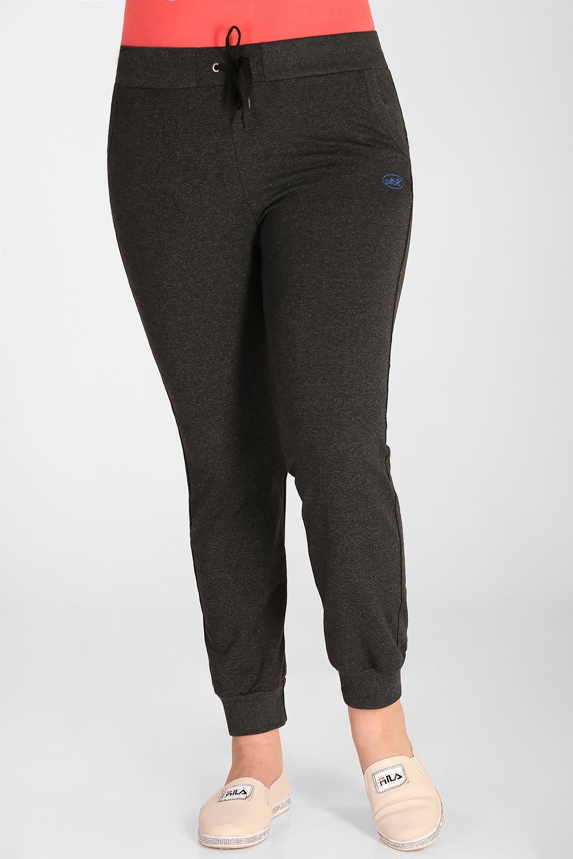 

Спортивные брюки женские AlmondShop 1У-54 0746.С2 серые 50 RU, 1У-54 0746.С2