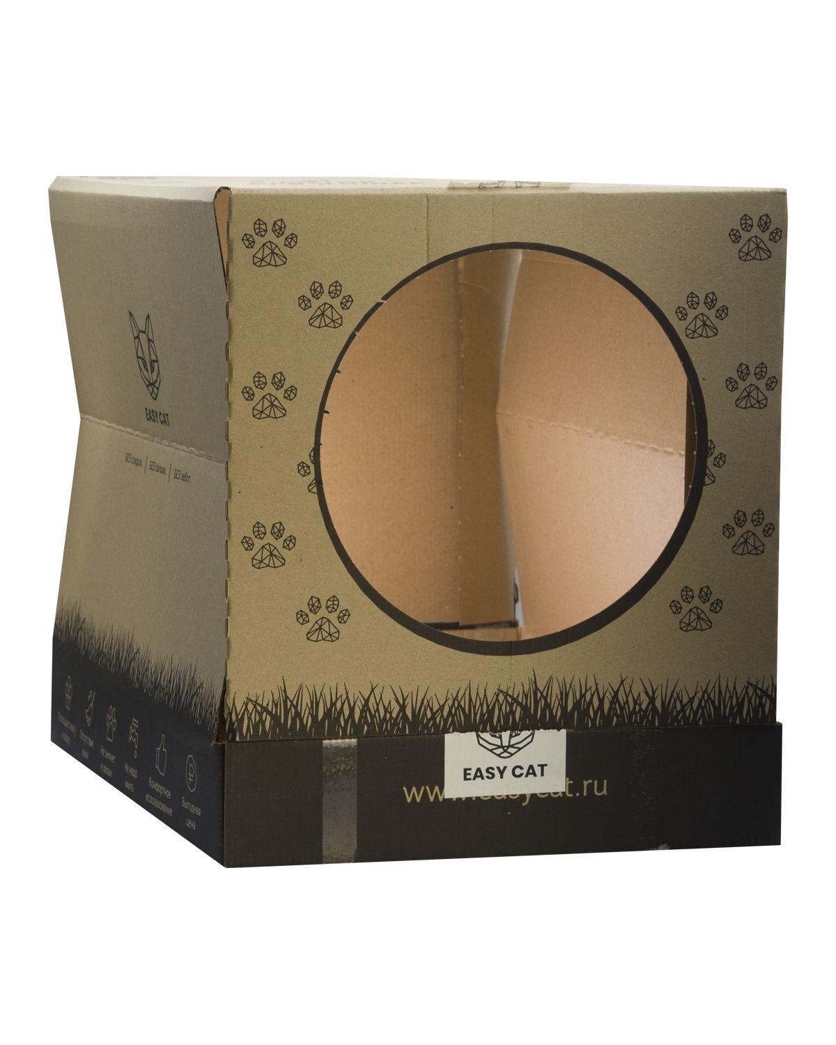 

Складной туалет EASY CAT для кошек, одноразовый, 4 кг, Бежевый
