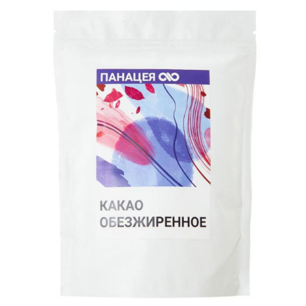 фото Какао-порошок обезжиренный (cocoa powder) panatseya 225г