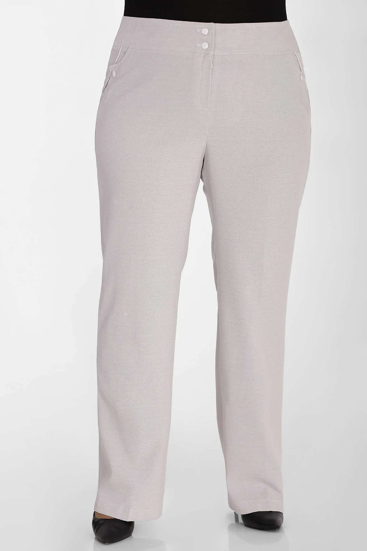 

Брюки женские AlmondShop И181-38-21.С1 серые 60 RU, И181-38-21.С1
