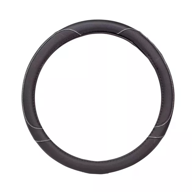 

Оплетка на руль LECAR из кожи, эластичный обод, L (40 см.), цвет черный
