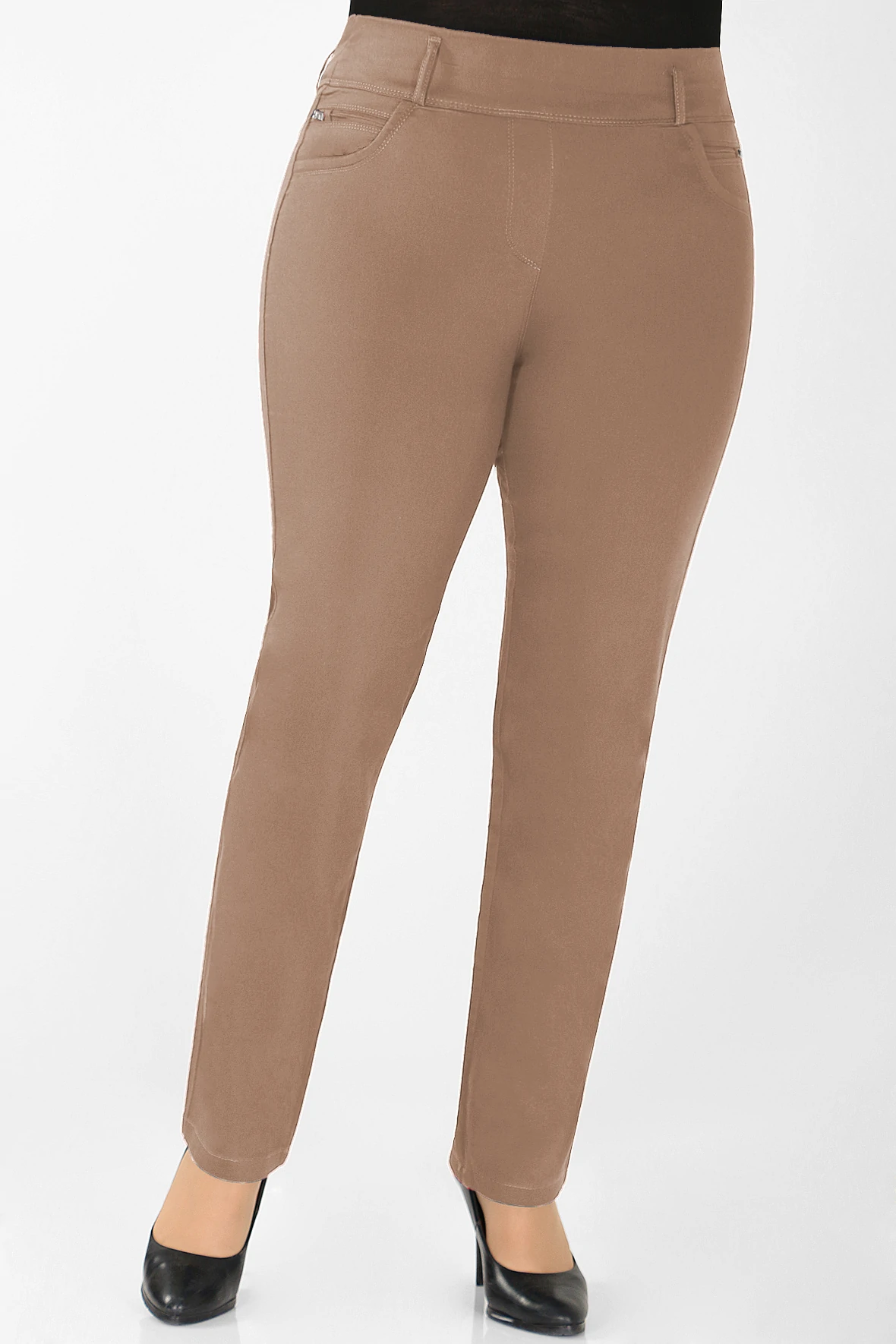 

Брюки женские AlmondShop 1В-53 908-5.С1 коричневые 54 RU, 1В-53 908-5.С1
