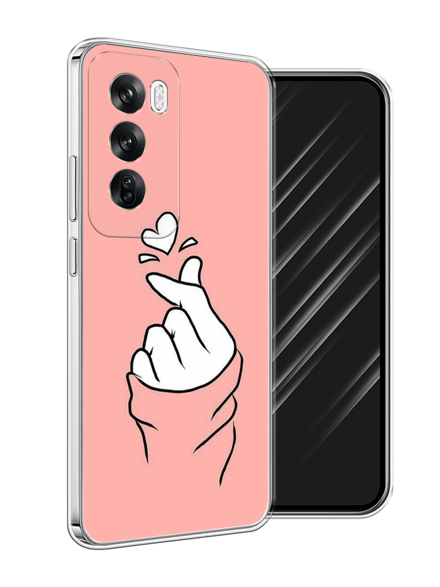 

Чехол Awog на Oppo Reno 12 "Любовь-щелк", Оранжевый, 2517450-1