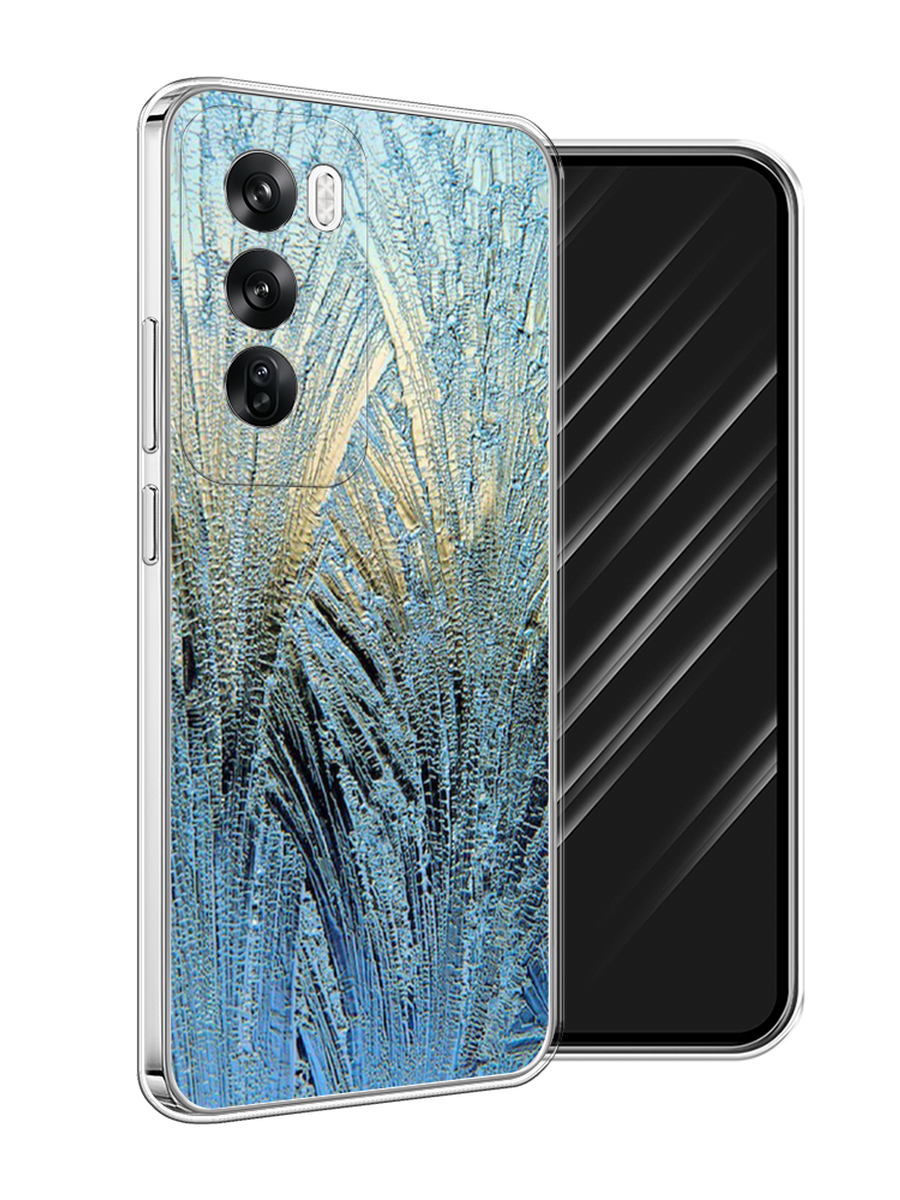 

Чехол Awog на Oppo Reno 12 "Лёд", Голубой, 2517450-1