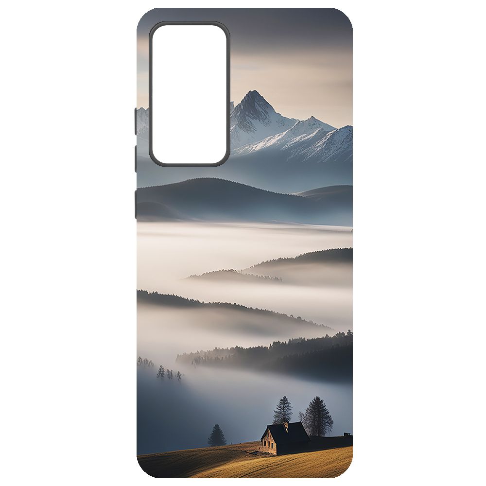 

Чехол-накладка Krutoff Soft Case Туман для Xiaomi 12 черный